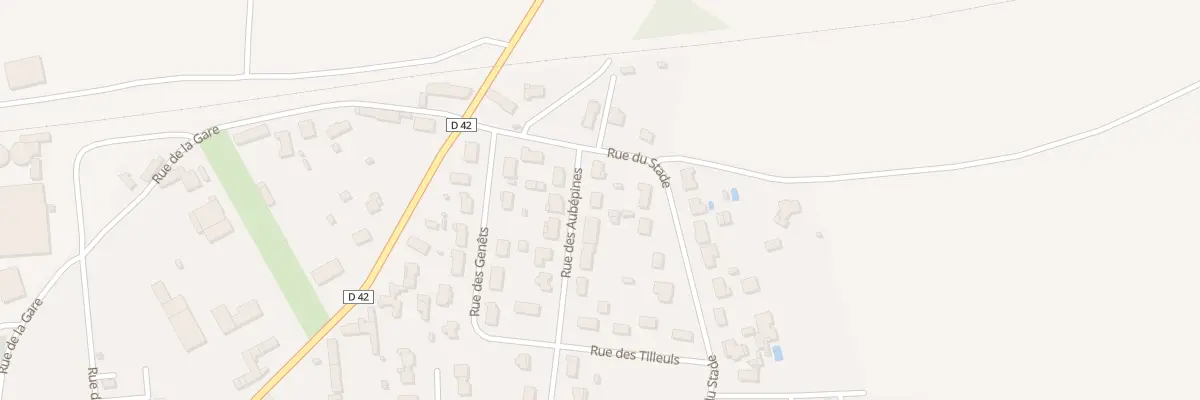 Plan du 20 Rue des Aubépines à Ayron