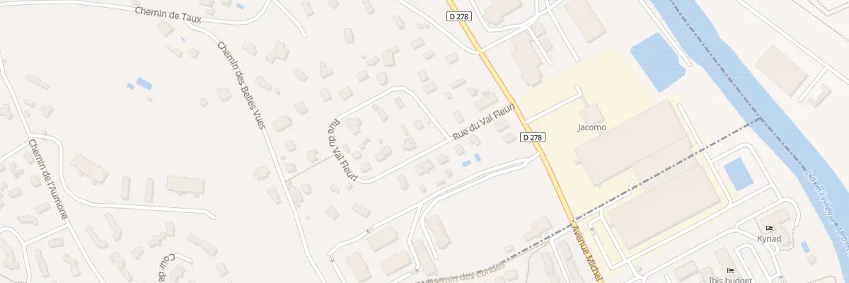 Plan du 6 Rue du Val Fleuri à Deauville