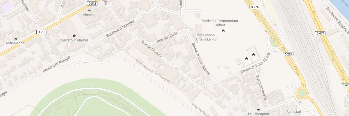 Plan du 35 Rue de l’Avenir à Deauville