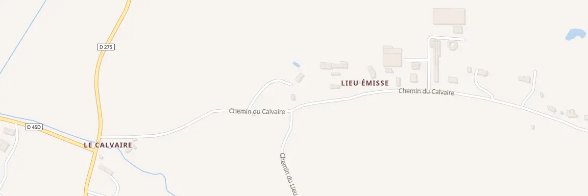 Plan du 291 Che du Calvaire à Glanville