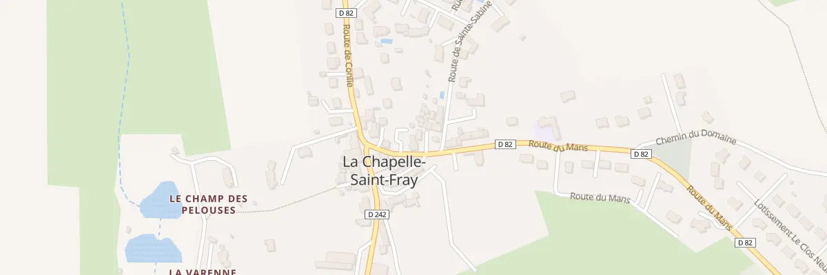 Plan du 5 Rte du Mans à La Chapelle-Saint-Fray