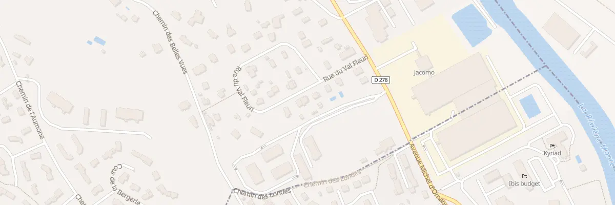 Plan du 9 Rue du Val Fleuri à Deauville