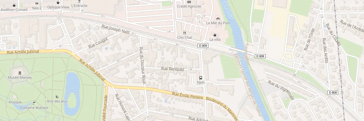 Plan du 19 Rue Benquez à Tarbes