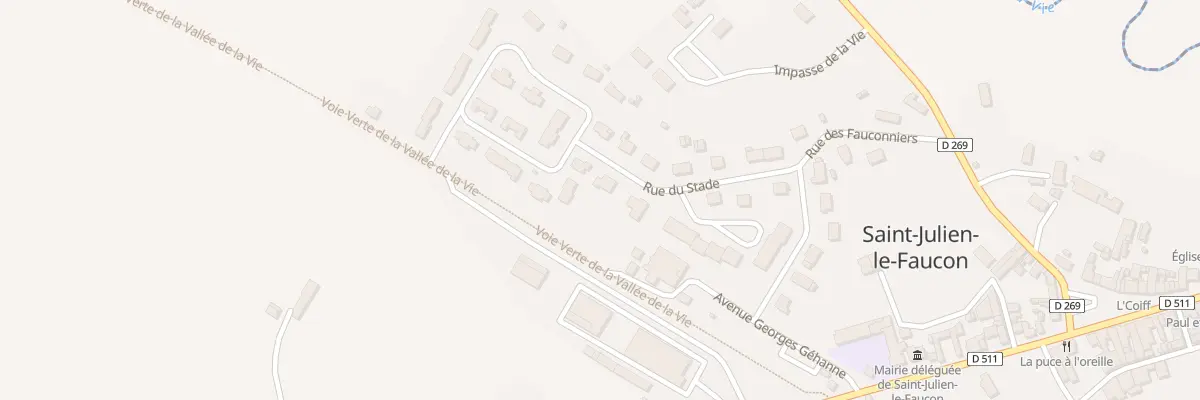 Plan du 8 Rue du Stade à Mézidon Vallée d’Auge