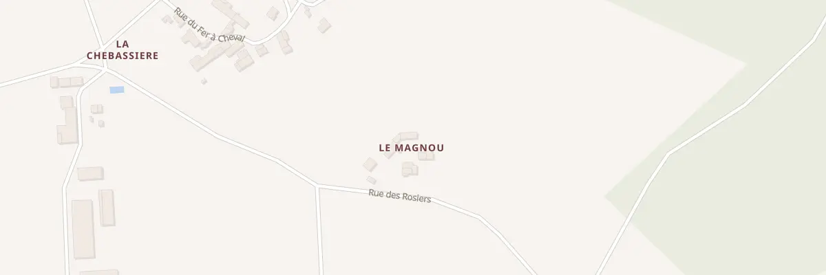 Plan du 3 Rue des Rosiers Le Magnou à Lorigné