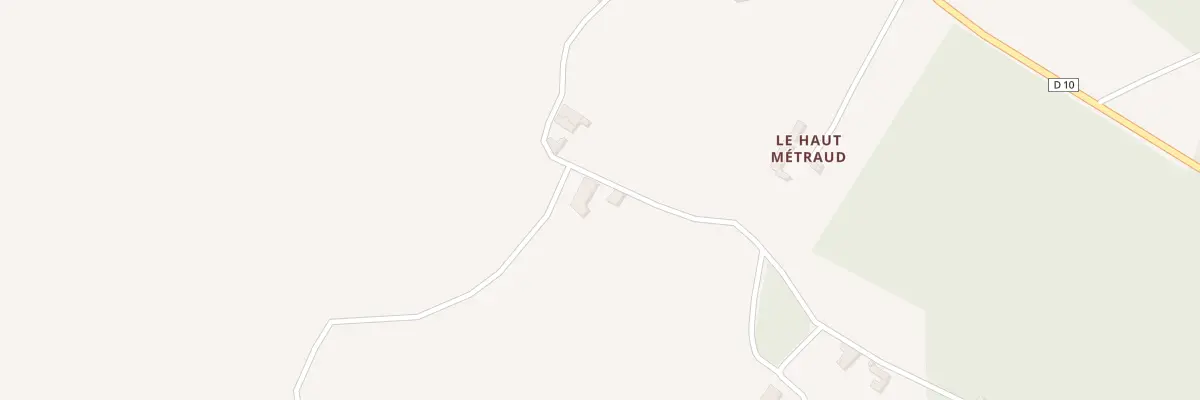 Plan du 8 Le Bas Metraud à Nonac
