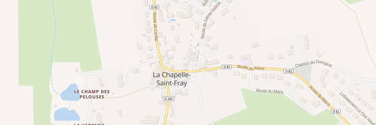 Plan du 7 Rte du Mans à La Chapelle-Saint-Fray