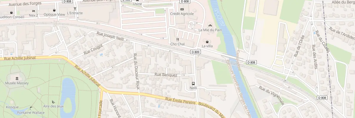 Plan du 34 Rue Joseph Nelli à Tarbes