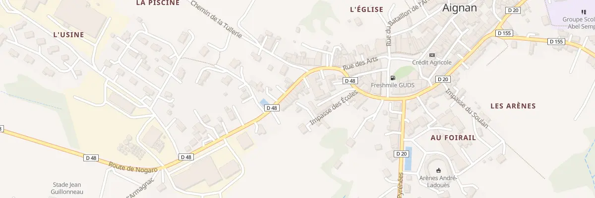 Plan du 7 Av de l’Armagnac à Aignan