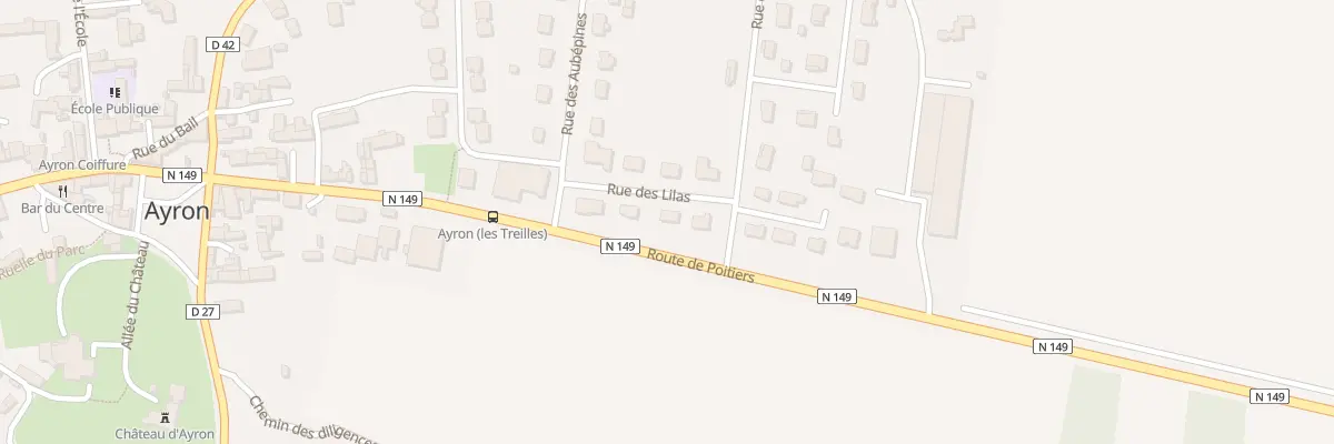 Plan du 3 Rue des Lilas à Ayron