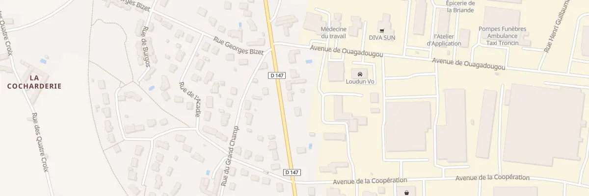 Plan du 46 Av d’Anjou à Loudun