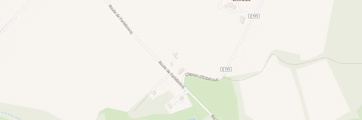 Plan du 2750 Rte de Parleboscq à Eauze