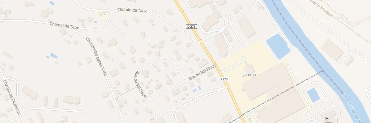 Plan du 51 Rue du Val Fleuri à Deauville