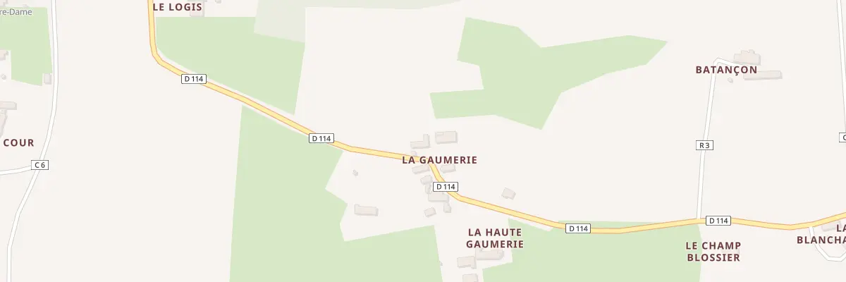 Plan du 7 Rte de St Marceau au Tronchet