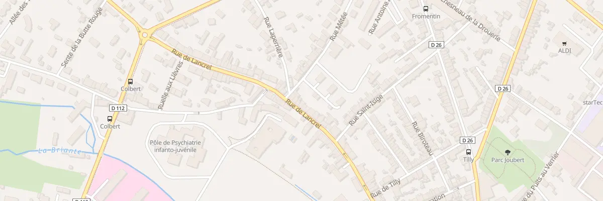 Plan du 142 Rue de Lancrel à Alençon