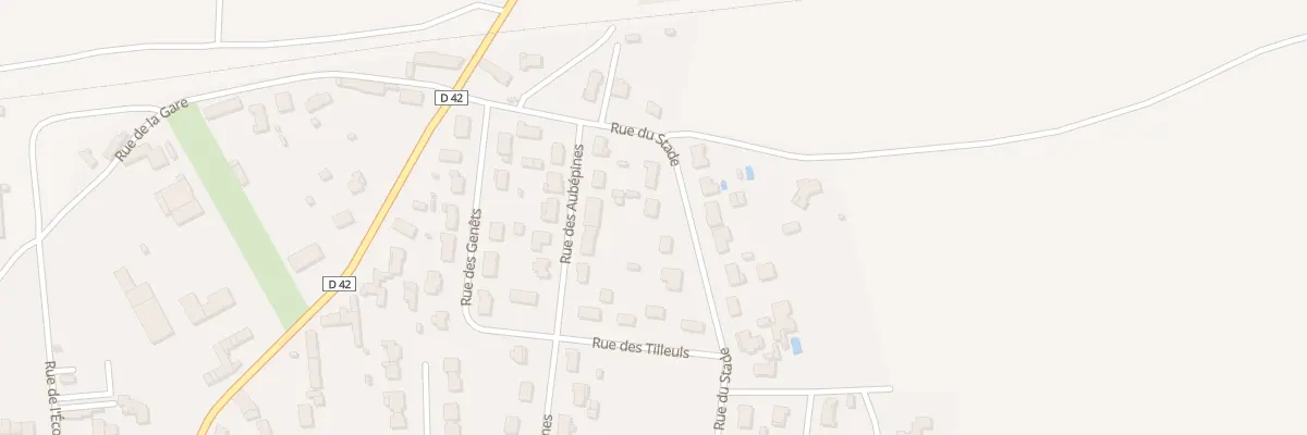 Plan du 12 Rue du Stade à Ayron