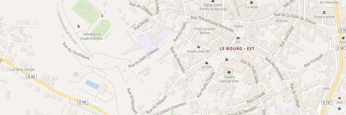 Plan du 4 Rue du Relandais à Loudun