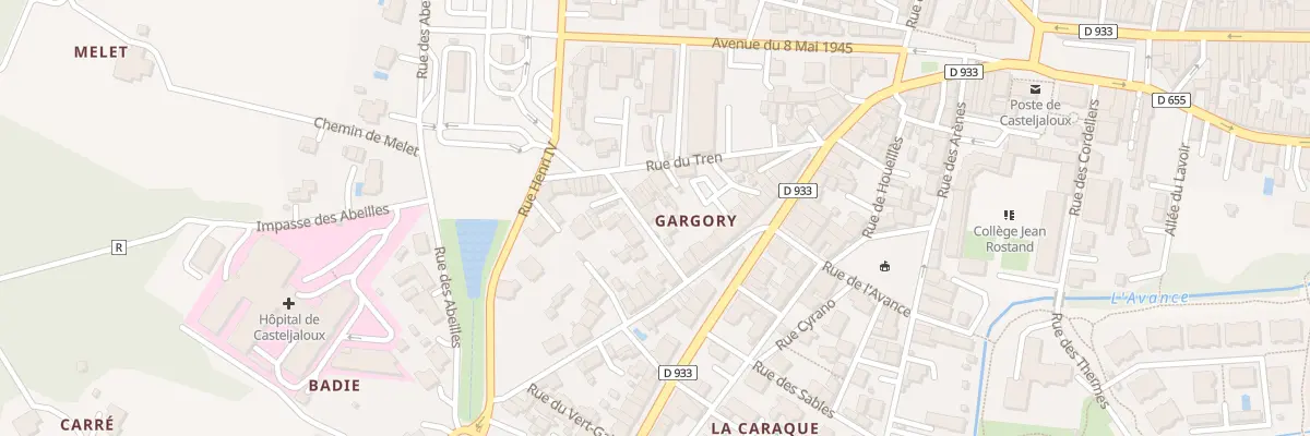 Plan du 1T Rue des Moineaux à Casteljaloux