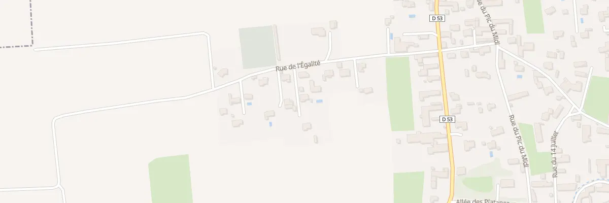Plan du 41 Rue de l’Egalité à Aurensan