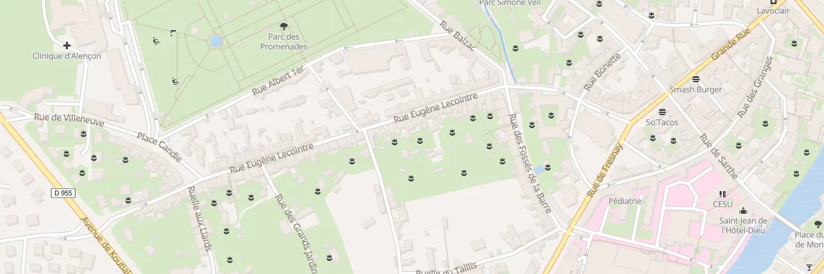 Plan du 41 Rue Eugène Lecointre à Alençon