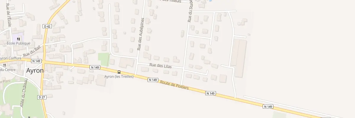 Plan du 2 Rue des Lilas à Ayron