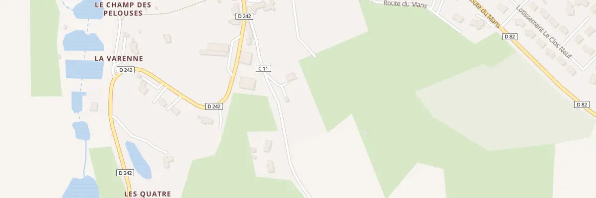 Plan du 5108 Les Acacias à La Chapelle-Saint-Fray
