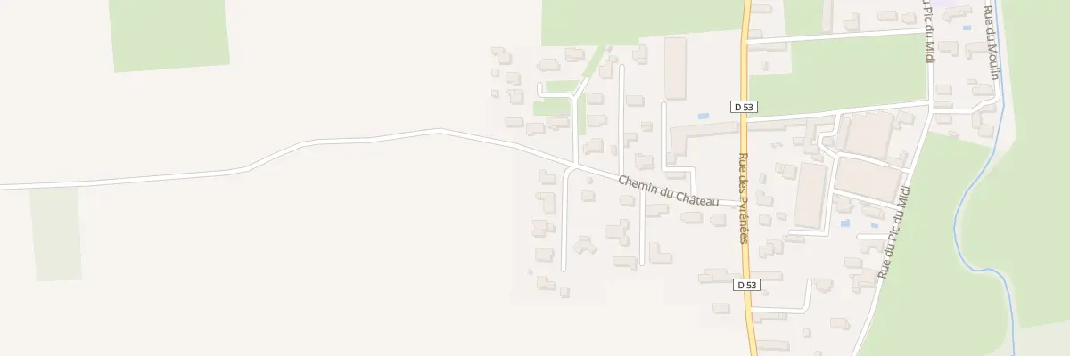 Plan du 1 Lot Clos de Peyrous à Aurensan