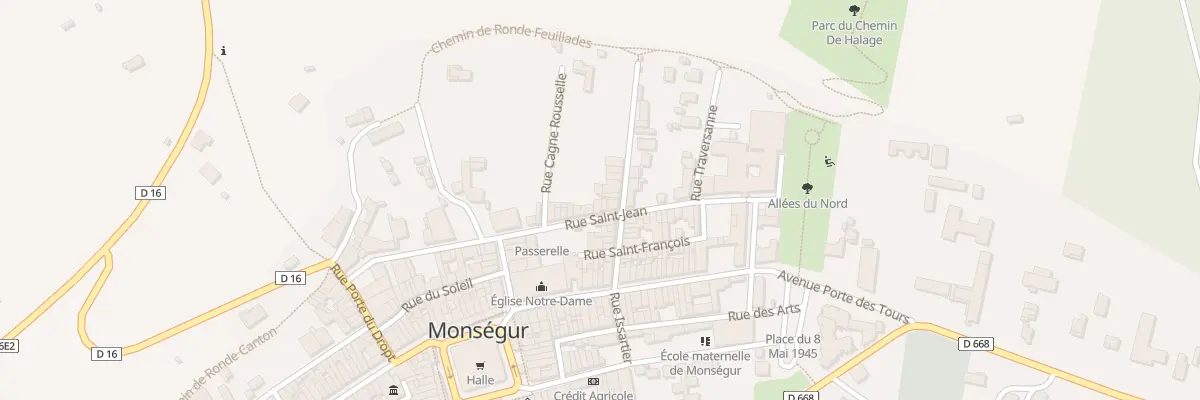 Plan du 40 Rue Saint-Jean à Monségur