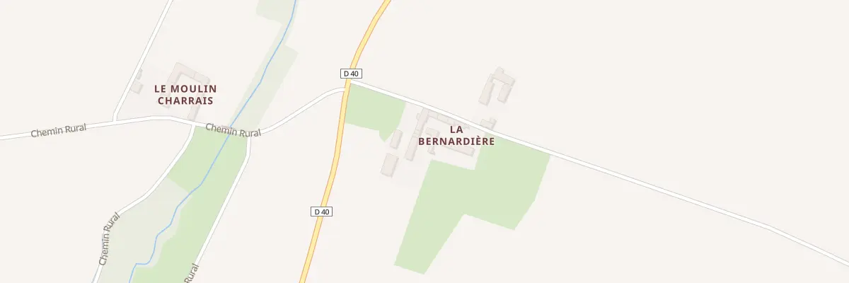 Plan du 4 La Bernardiere à Mazeuil