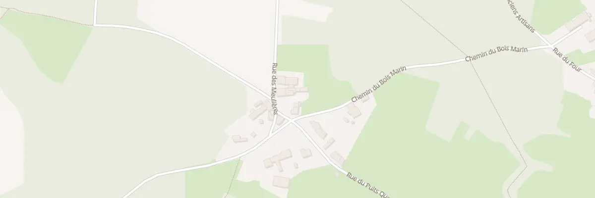 Plan du 1 Che du Bois Marin à Sauzé-entre-Bois