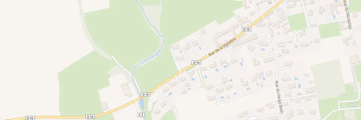 Plan du 46 Rue de la Plantère à Momères