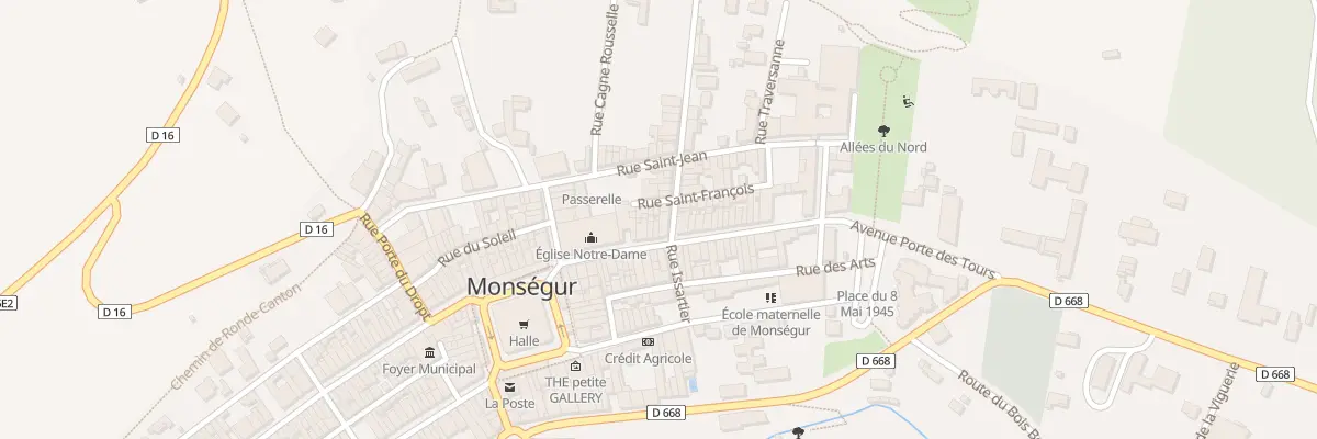 Plan du 10 Rue des Victimes du 3 Aout à Monségur