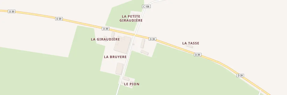 Plan du 1 La Bruyere à Moitron-sur-Sarthe