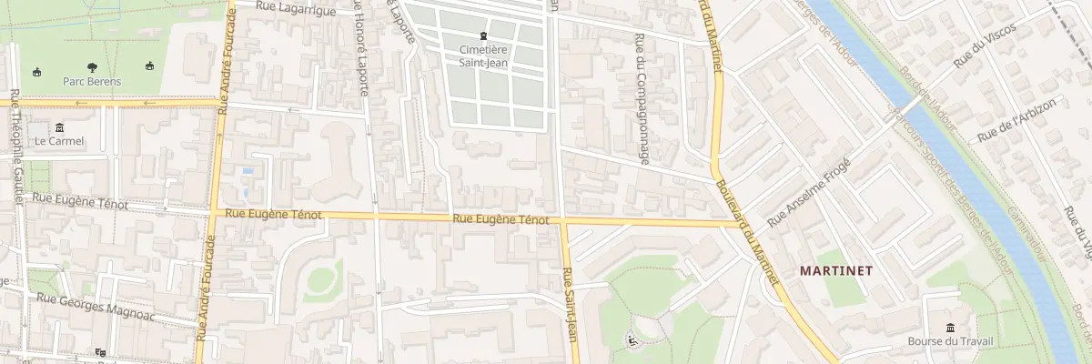 Plan du 17 Rue Saint-jean à Tarbes