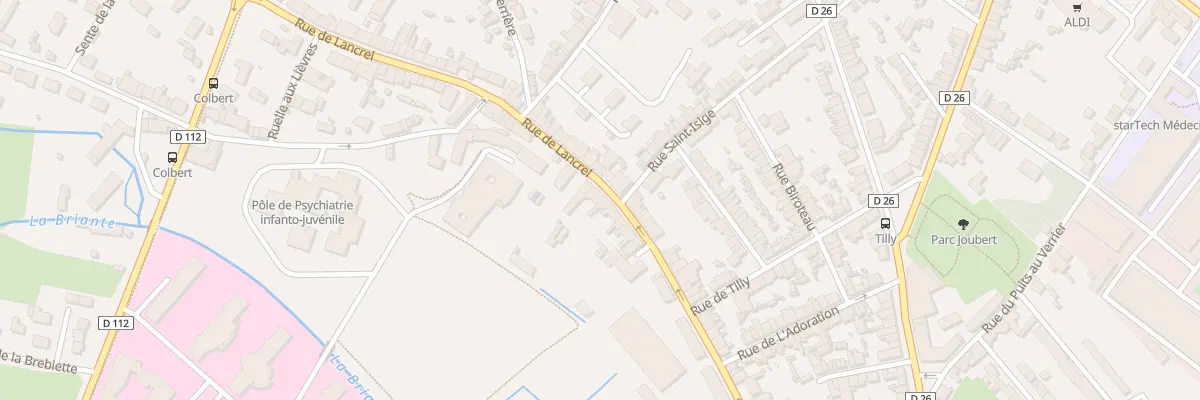 Plan du 79 Rue de Lancrel à Alençon