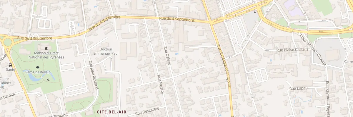 Plan du 11 Rue Daléas à Tarbes