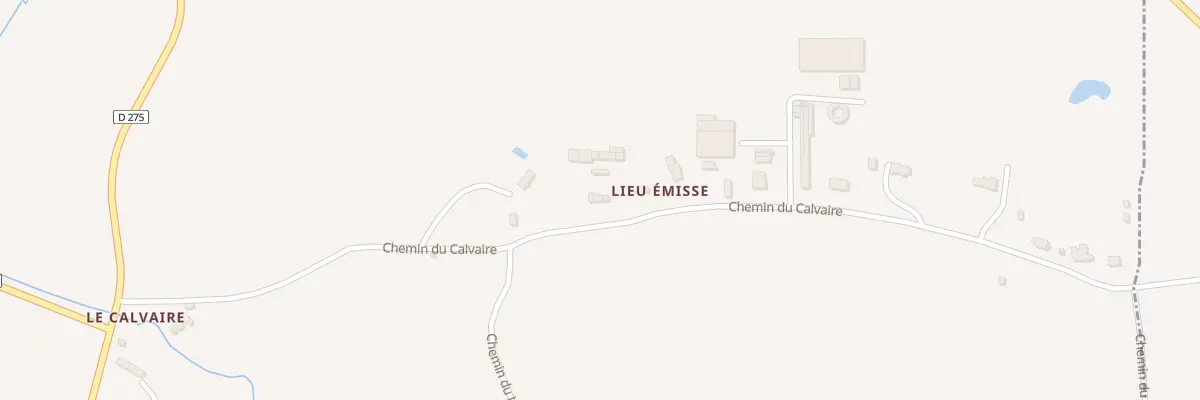 Plan du 357 Che du Calvaire à Glanville