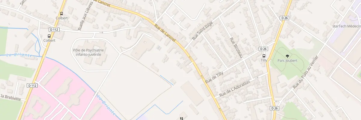 Plan du 71 Rue de Lancrel à Alençon