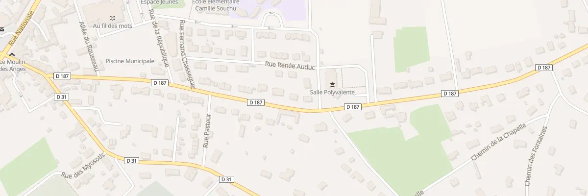 Plan du 61 Rue du Mal Leclerc à Cérans-Foulletourte