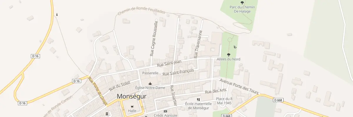 Plan du 46 Rue Saint-Jean à Monségur