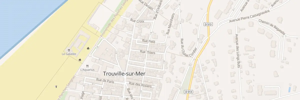 Plan du 19 Rue Thiers à Trouville-sur-Mer