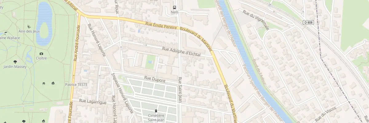 Plan du 50 Rue Saint-jean à Tarbes