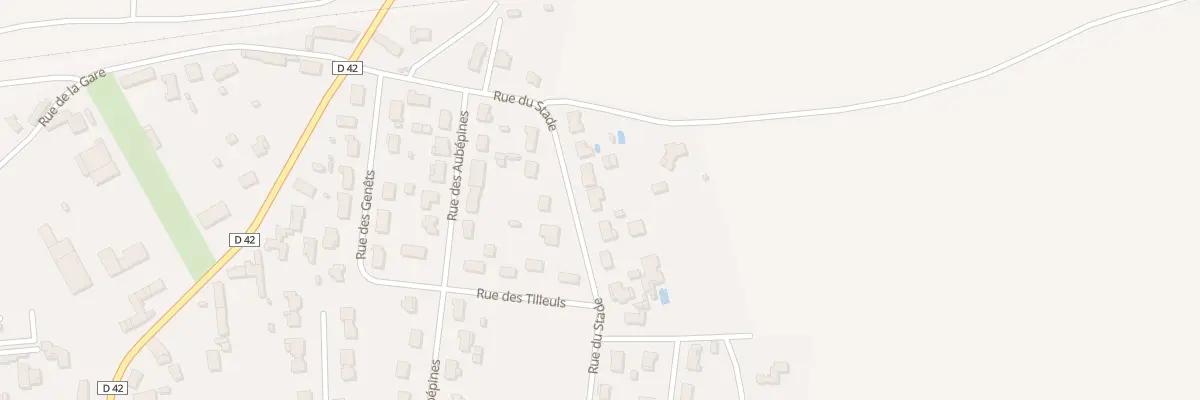 Plan du 13 Rue du Stade à Ayron