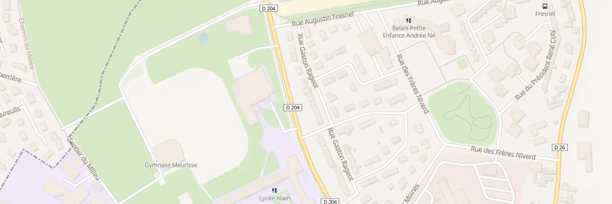 Plan du 35 Rue Gaston Rageot à Alençon