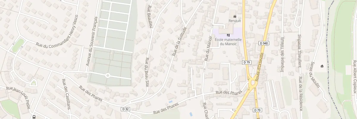 Plan du 27 Rue de la Solitude à Sainte-Adresse