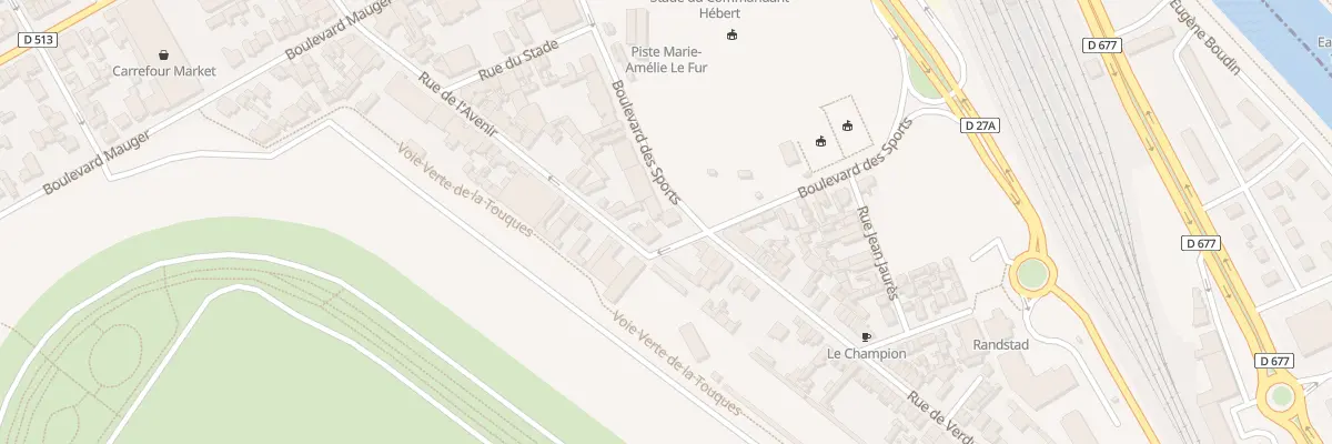 Plan du 51 Rue de l’Avenir à Deauville