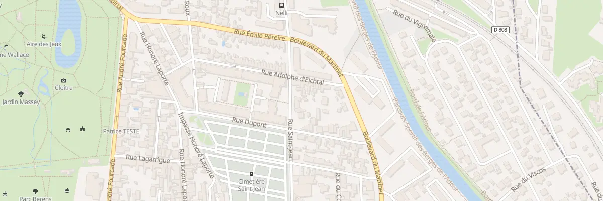 Plan du 48 Rue St Jean à Tarbes