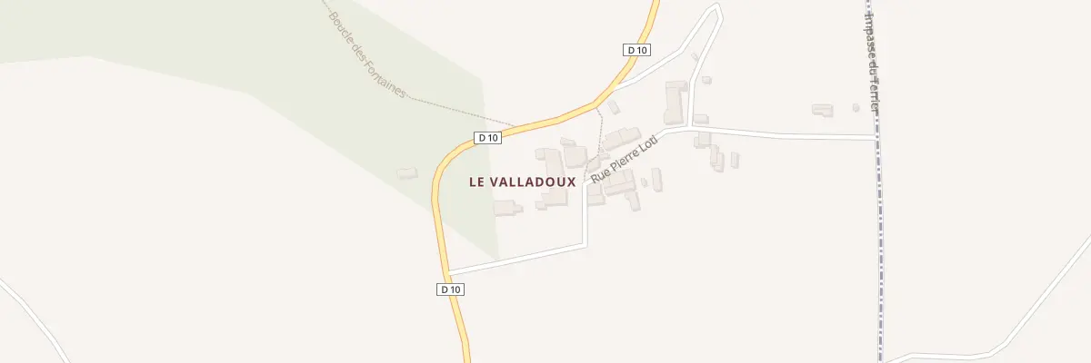 Plan du 7 Le Valladoux à Bonneville-et-Saint-Avit-de-Fumadières