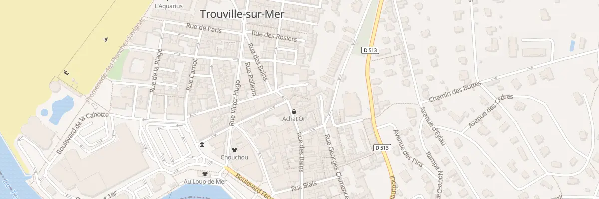 Plan du 62 Rue des Bains à Trouville-sur-Mer
