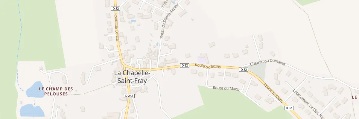 Plan du 17 Rte du Mans à La Chapelle-Saint-Fray
